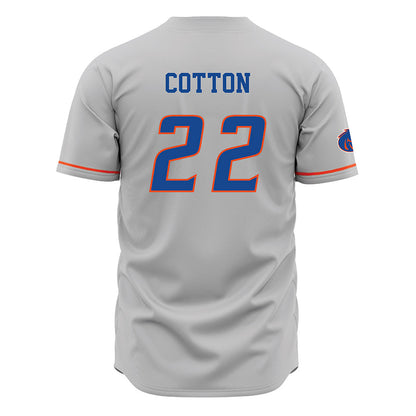 Boise State - NCAA Women's Volleyball : Elle Cotton - Grey Jersey