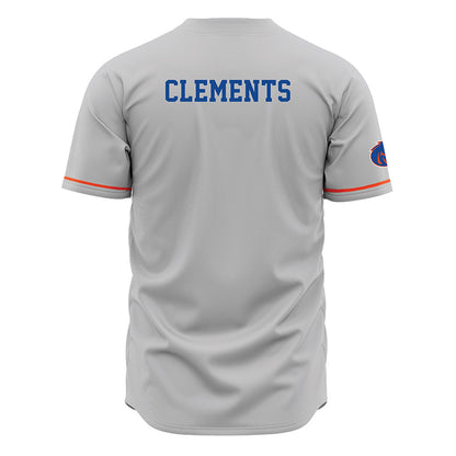 Boise State - NCAA Women's Gymnastics : Morgan Clements - Grey Jersey-1