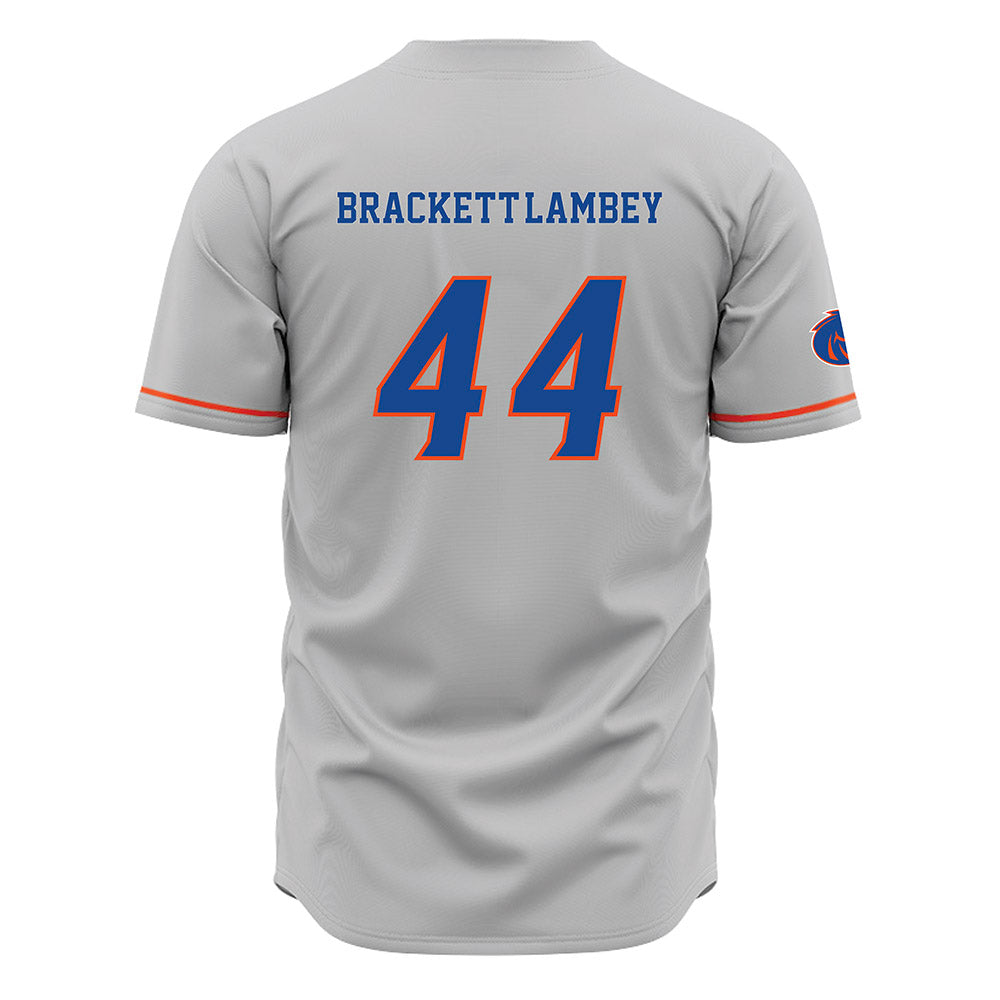 Boise State - NCAA Football : Syncere Brackett-Lambey - Grey Jersey-1