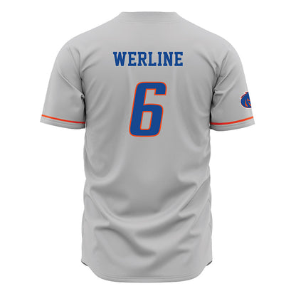 Boise State - NCAA Women's Gymnastics : Mahleea Werline - Grey Jersey-1