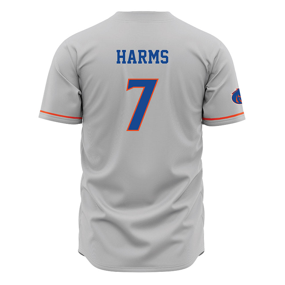 Boise State - NCAA Women's Basketball : Izzie Harms - Grey Jersey-1