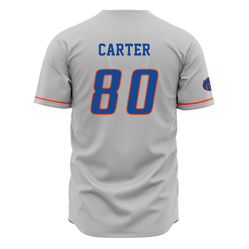 Boise State - NCAA Football : Romeo Carter - Grey Jersey-1