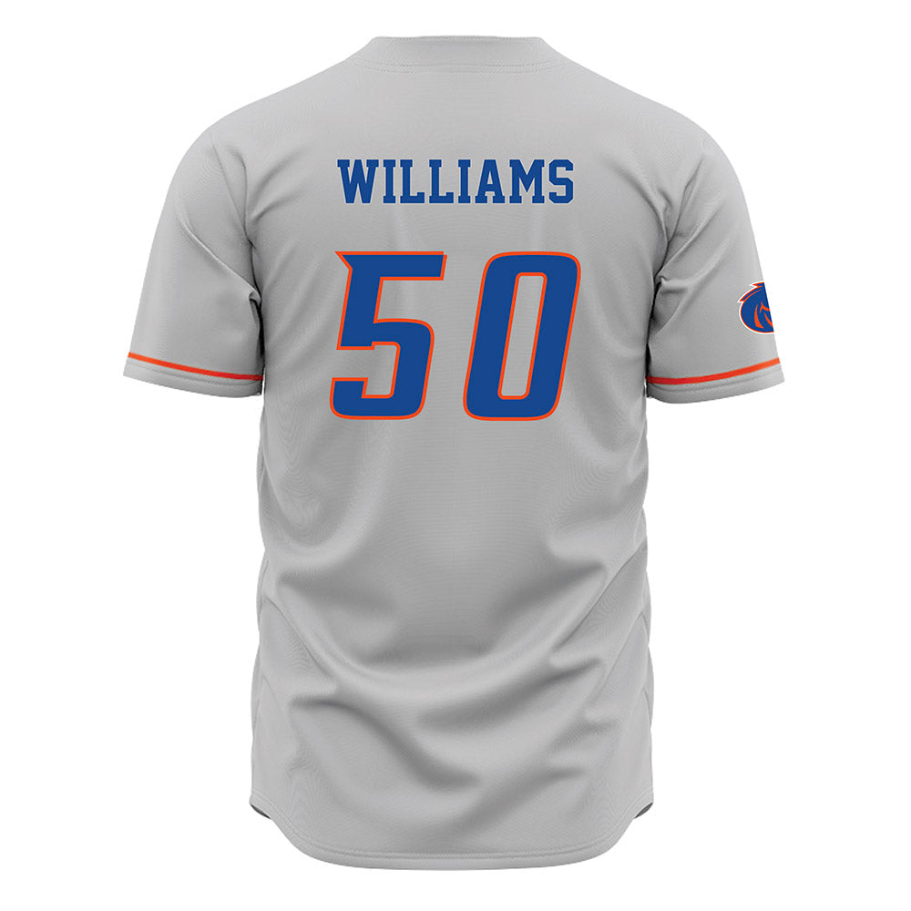 Boise State - NCAA Football : Jaden Williams - Grey Jersey-1