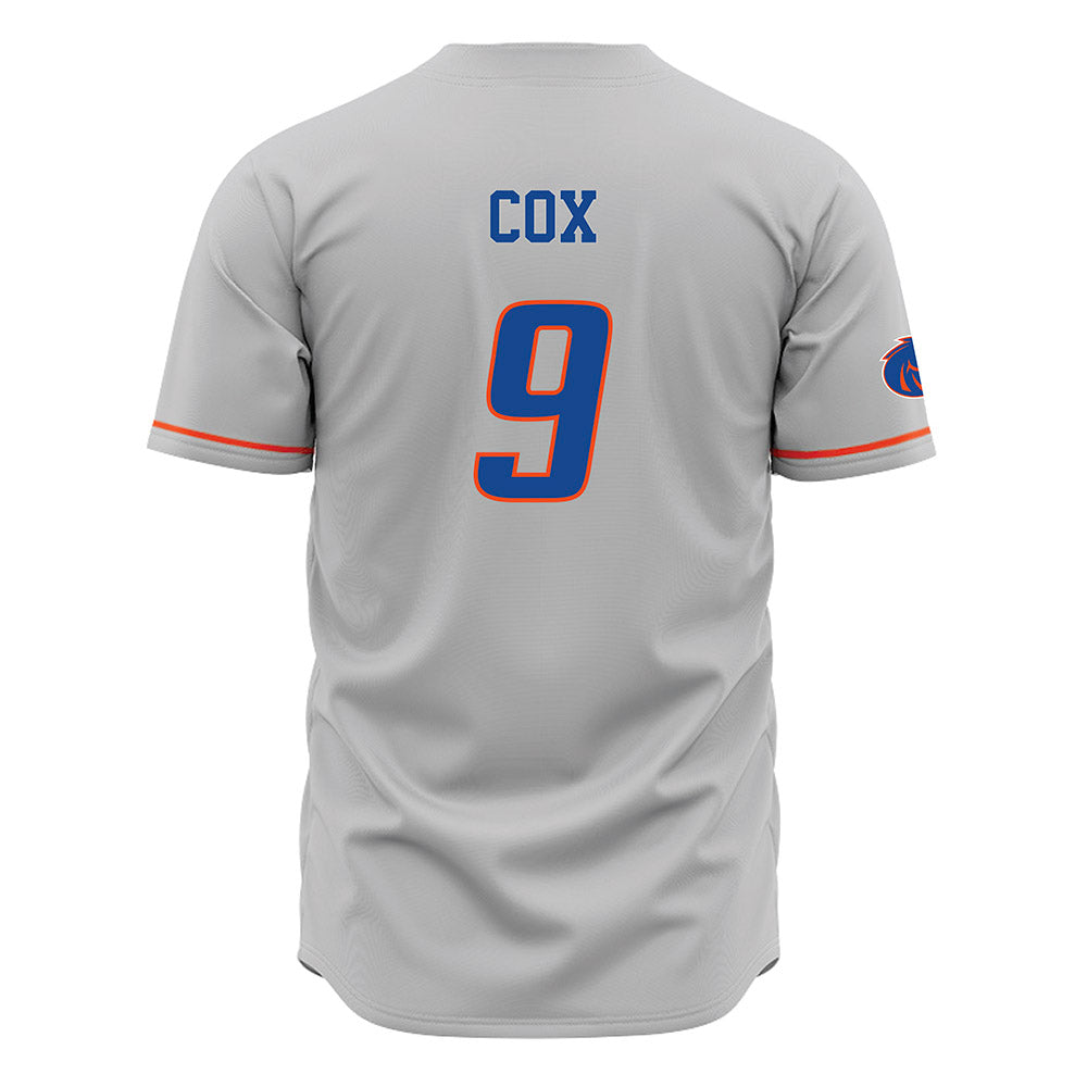 Boise State - NCAA Women's Volleyball : Athena Cox - Grey Jersey-1