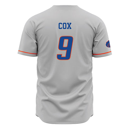 Boise State - NCAA Women's Volleyball : Athena Cox - Grey Jersey-1