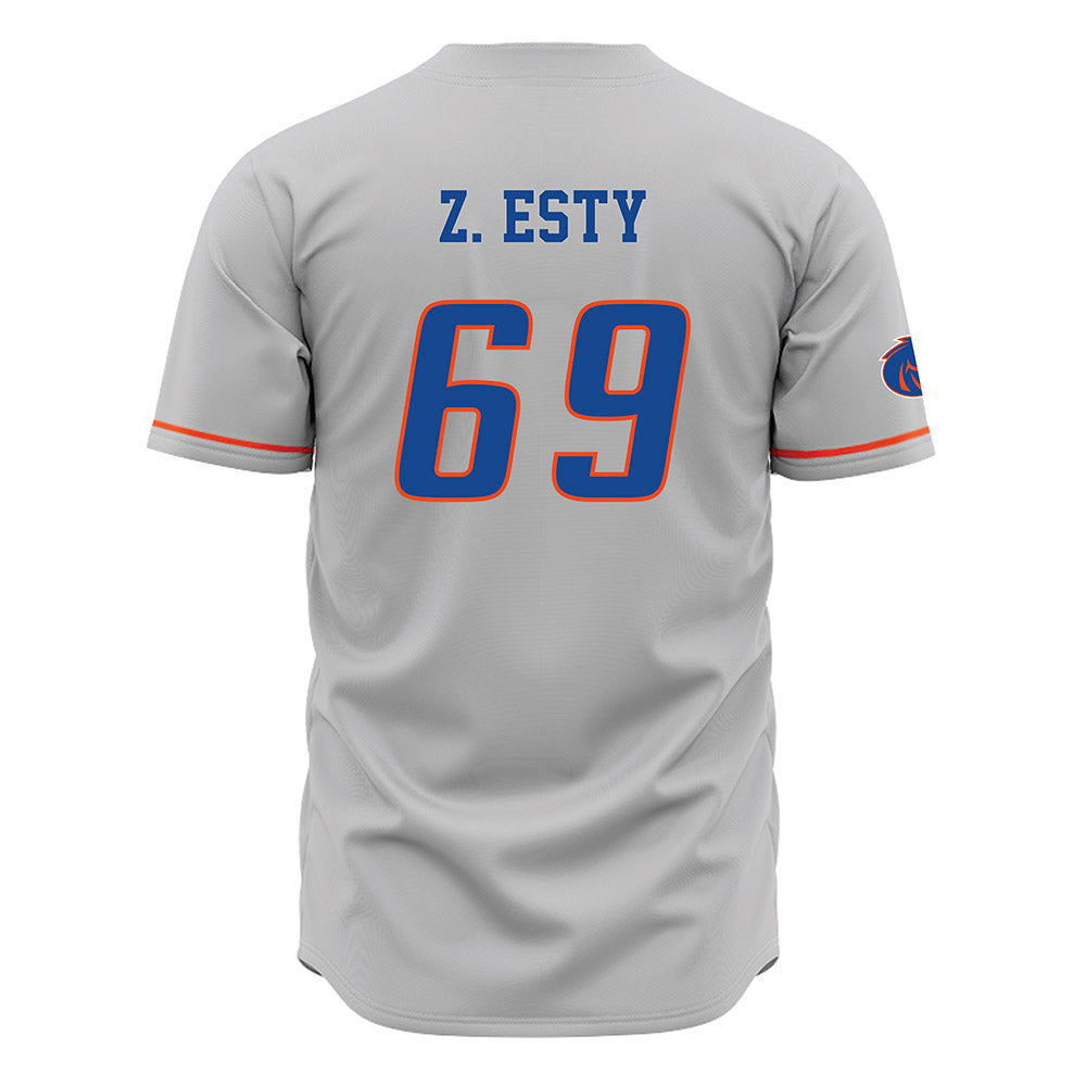 Boise State - NCAA Football : Zander Z. Esty - Grey Jersey-1