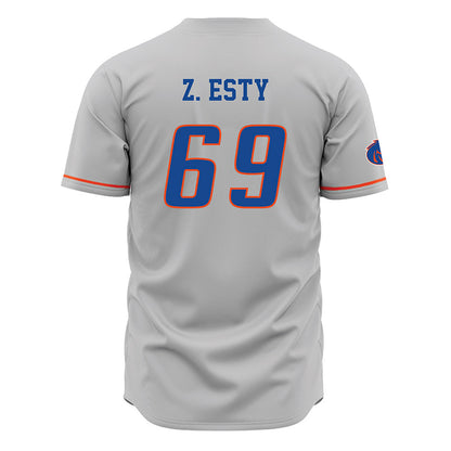 Boise State - NCAA Football : Zander Z. Esty - Grey Jersey-1