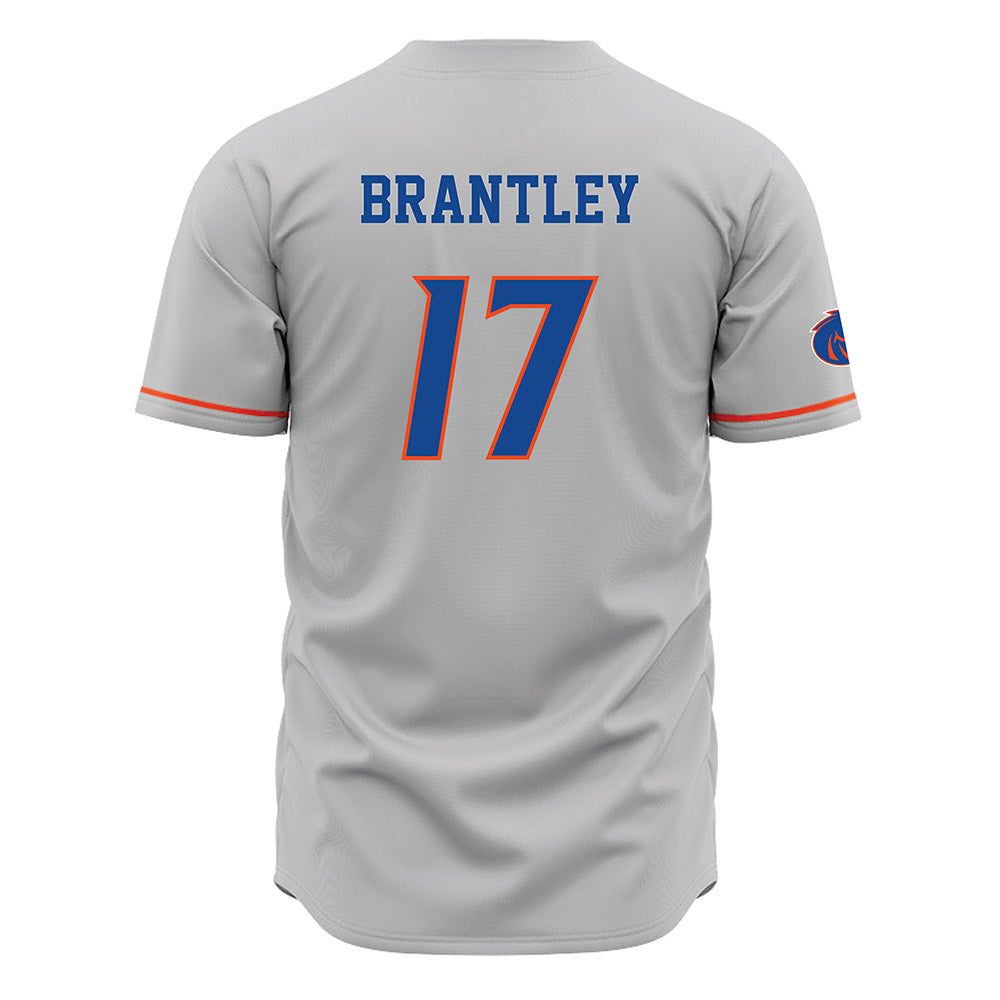 Boise State - NCAA Football : Logan Brantley - Grey Jersey-1