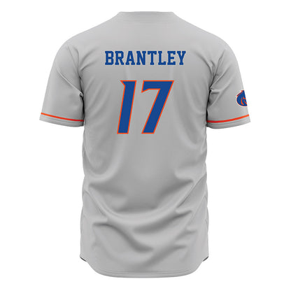 Boise State - NCAA Football : Logan Brantley - Grey Jersey-1