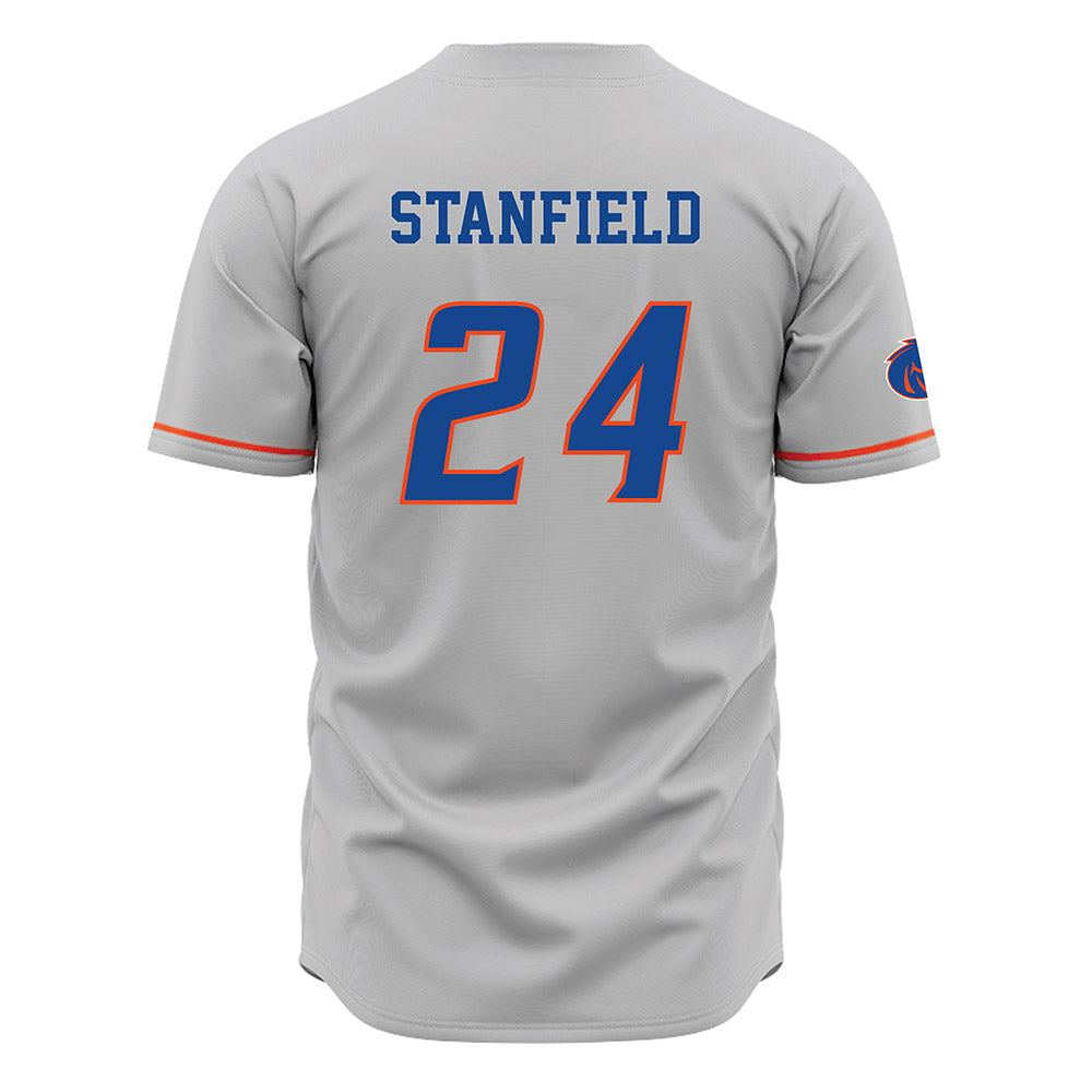 Boise State - NCAA Women's Soccer : Mikayla Stanfield - Grey Jersey-1