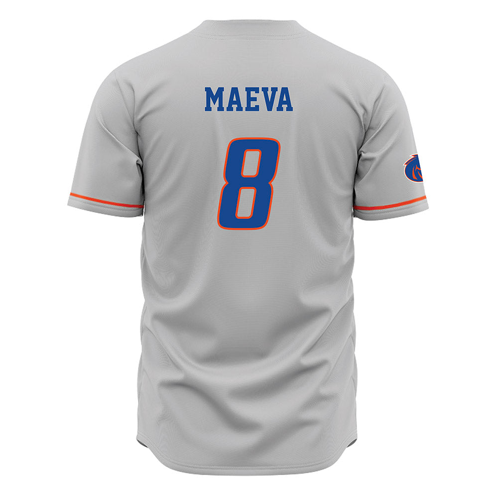Boise State - NCAA Women's Volleyball : Tehya Maeva - Grey Jersey-1