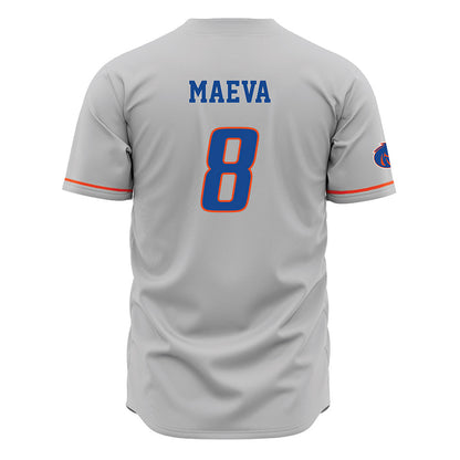 Boise State - NCAA Women's Volleyball : Tehya Maeva - Grey Jersey-1