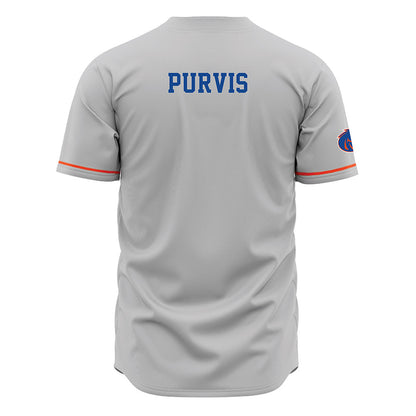 Boise State - NCAA Beach Volleyball : Tessa Purvis - Grey Jersey-1