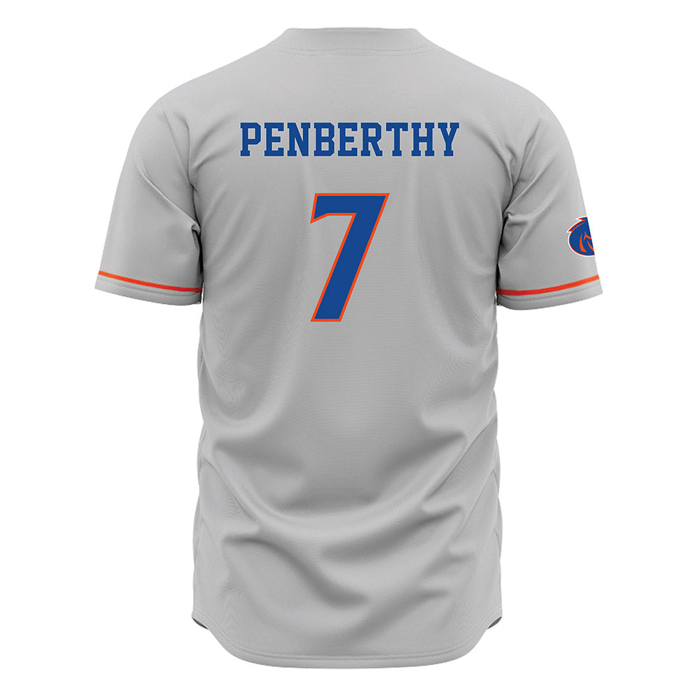 Boise State - NCAA Softball : Kate Penberthy - Grey Jersey-1