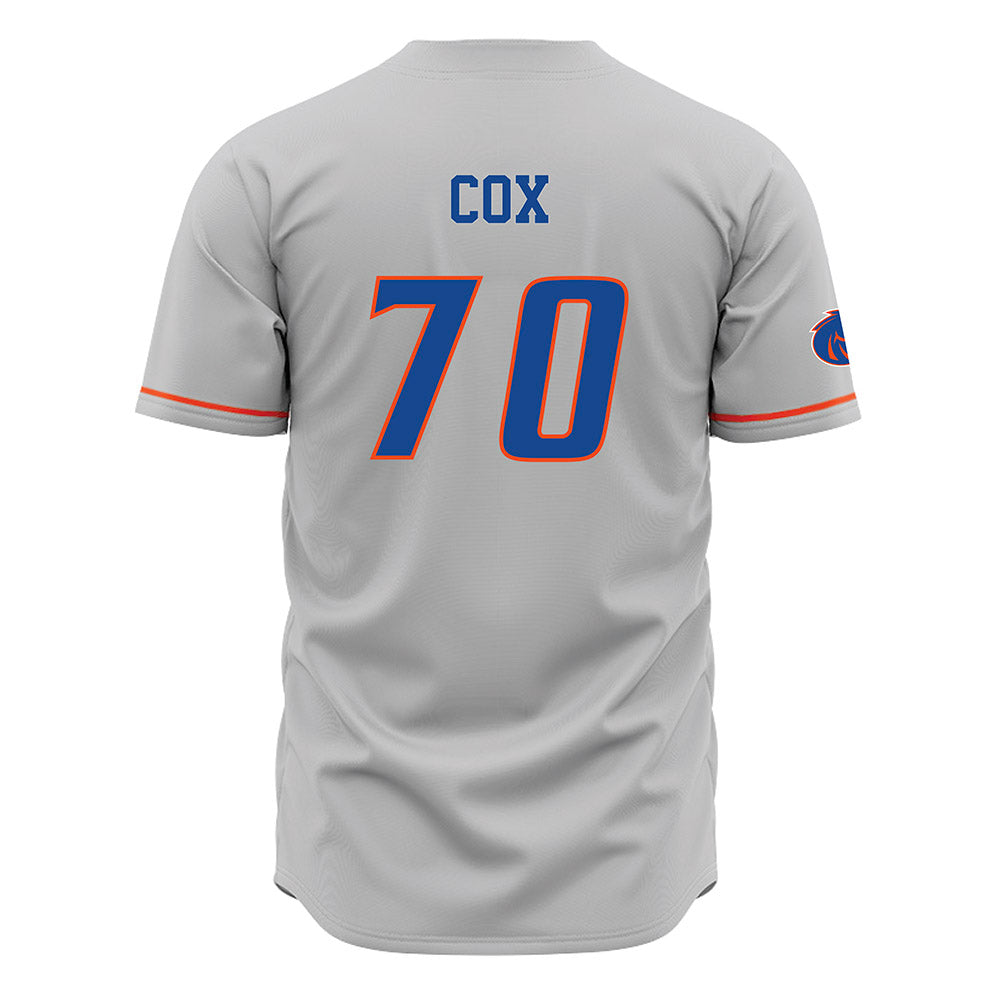 Boise State - NCAA Football : Kyle Cox - Grey Jersey-1