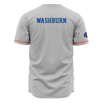 Boise State - NCAA Women's Track & Field : Natalie Washburn - Grey Jersey-1
