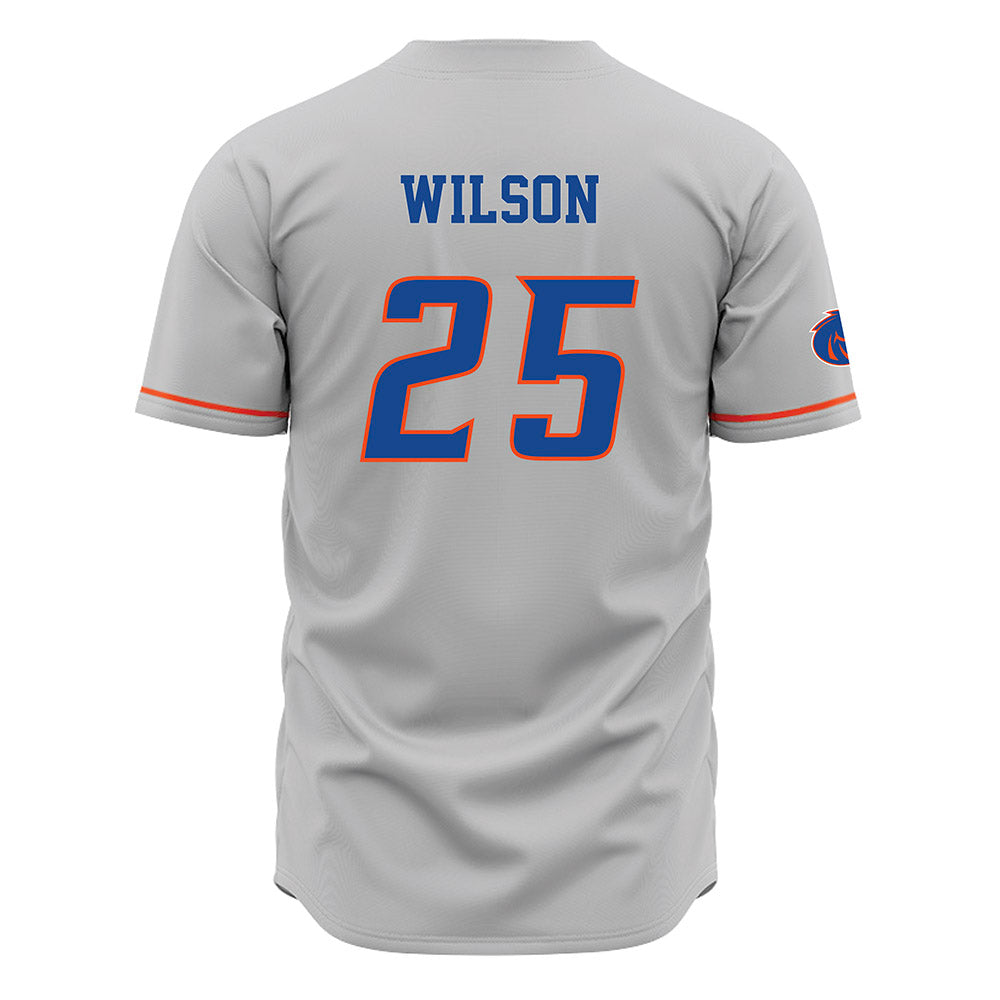 Boise State - NCAA Women's Soccer : Campbell Wilson - Grey Jersey-1