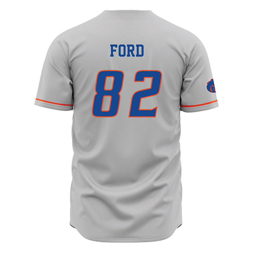 Boise State - NCAA Football : Ben Ford - Grey Jersey-1
