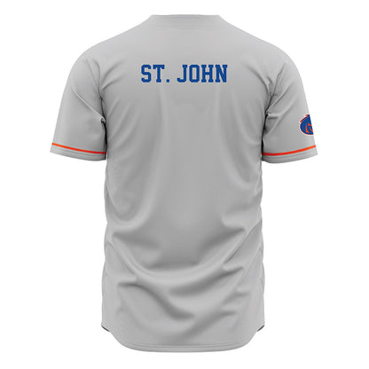 Boise State - NCAA Football : Paz St. John - Grey Jersey-1