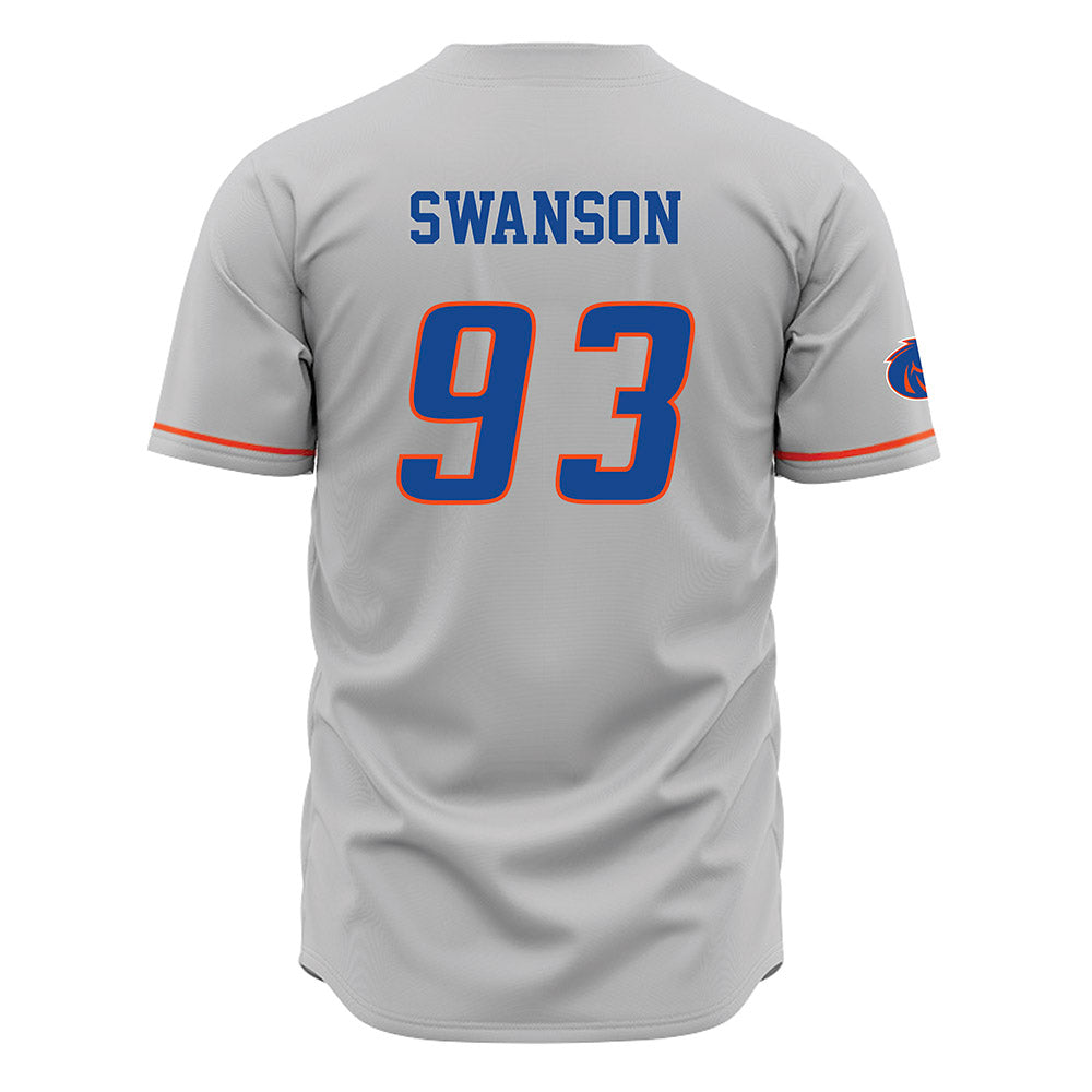 Boise State - NCAA Football : Ryder Swanson - Grey Jersey-1