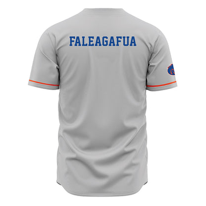 Boise State - NCAA Football : Sua Faleagafua - Grey Jersey-1