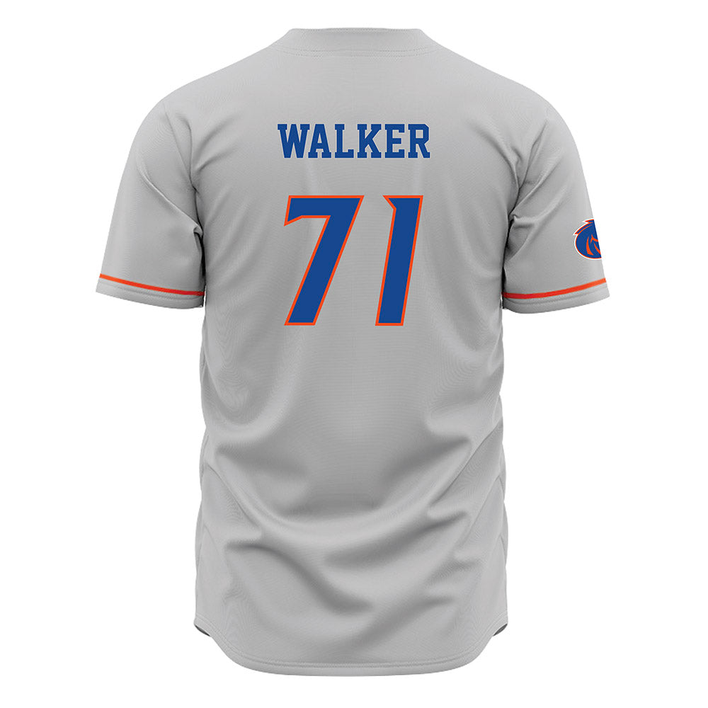 Boise State - NCAA Football : Miles Walker - Grey Jersey-1
