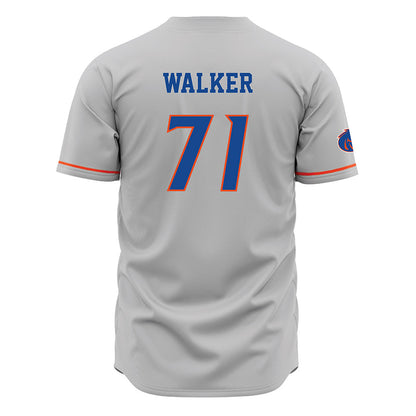 Boise State - NCAA Football : Miles Walker - Grey Jersey-1
