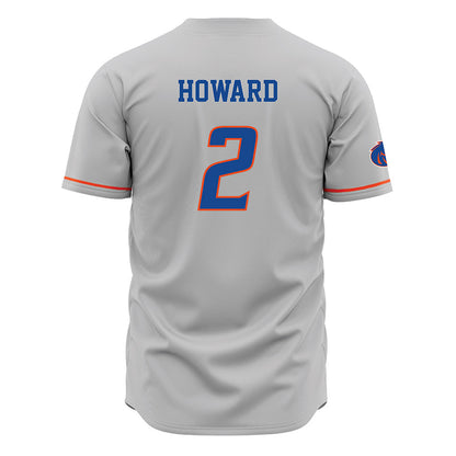 Boise State - NCAA Women's Basketball : Emily Howard - Grey Jersey-1