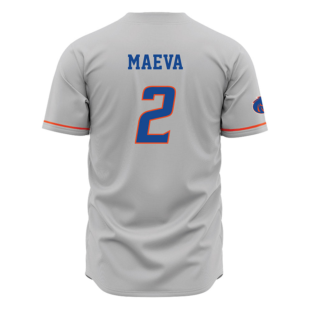 Boise State - NCAA Women's Volleyball : Tehya Maeva - Grey Jersey-1