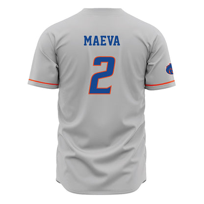 Boise State - NCAA Women's Volleyball : Tehya Maeva - Grey Jersey-1