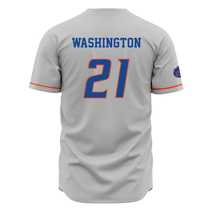 Boise State - NCAA Football : Zion Washington - Grey Jersey