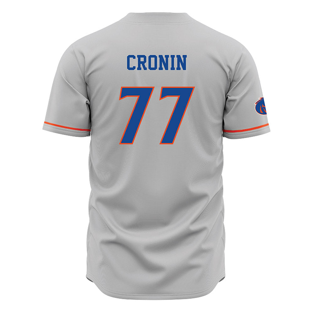 Boise State - NCAA Football : Kole Cronin - Grey Jersey-1