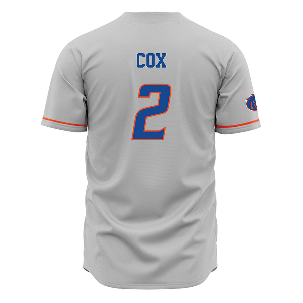 Boise State - NCAA Women's Volleyball : Athena Cox - Grey Jersey-1