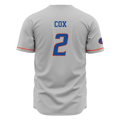 Boise State - NCAA Women's Volleyball : Athena Cox - Grey Jersey-1