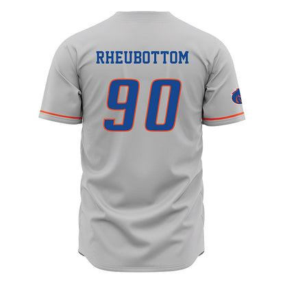 Boise State - NCAA Football : Drew Rheubottom - Grey Jersey-1