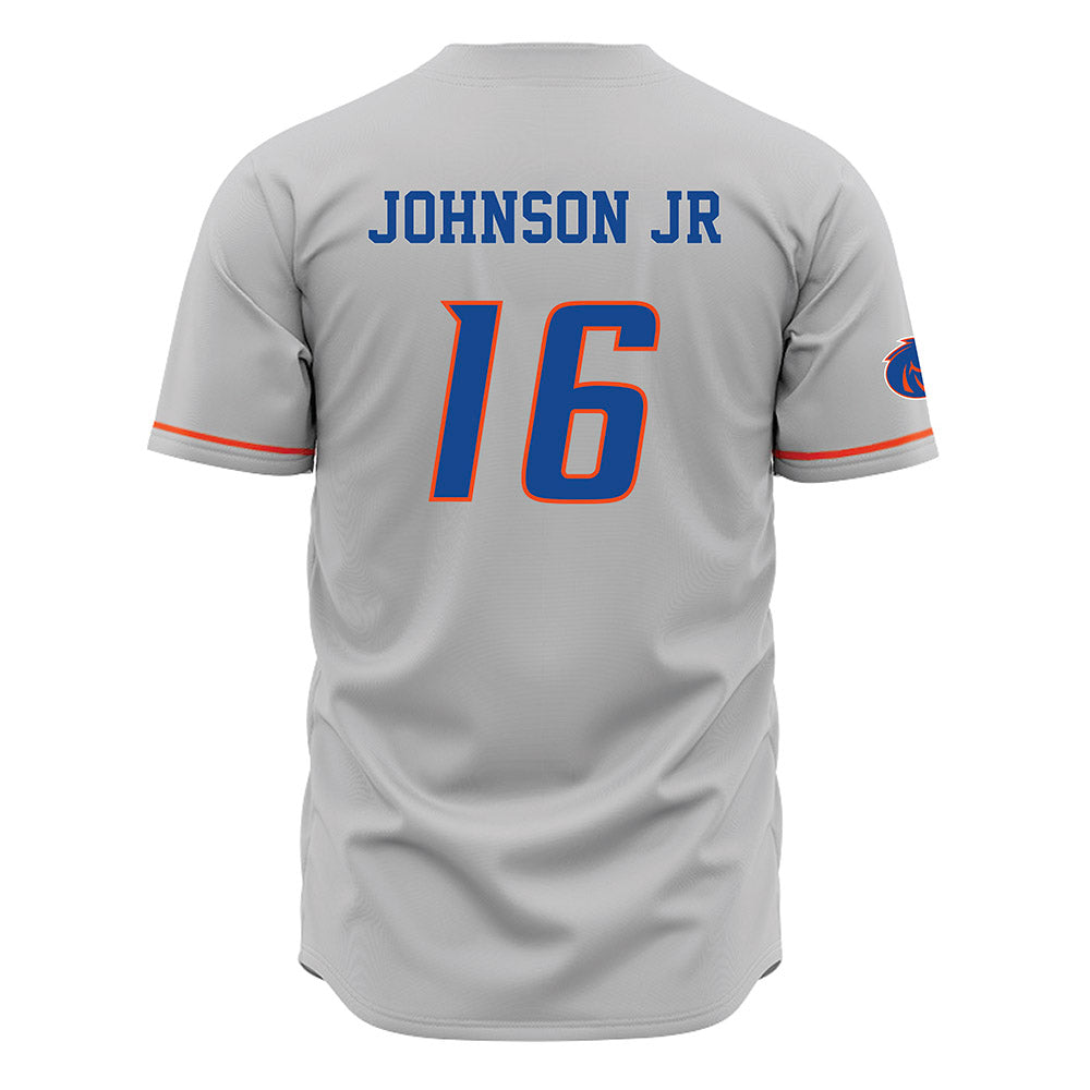 Boise State - NCAA Football : Franklyn Johnson Jr - Grey Jersey-1