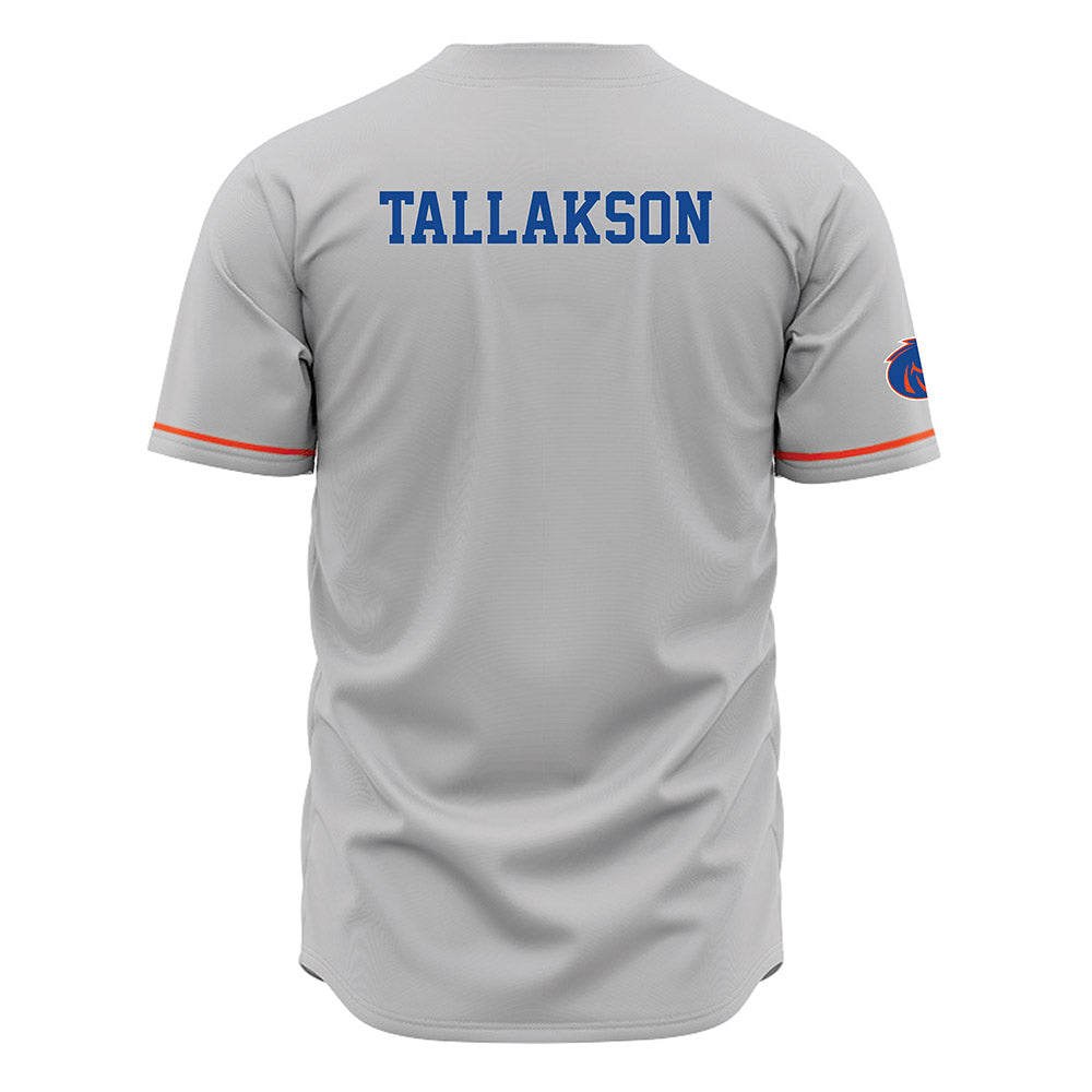 Boise State - NCAA Men's Tennis : Brady Tallakson - Grey Jersey-1