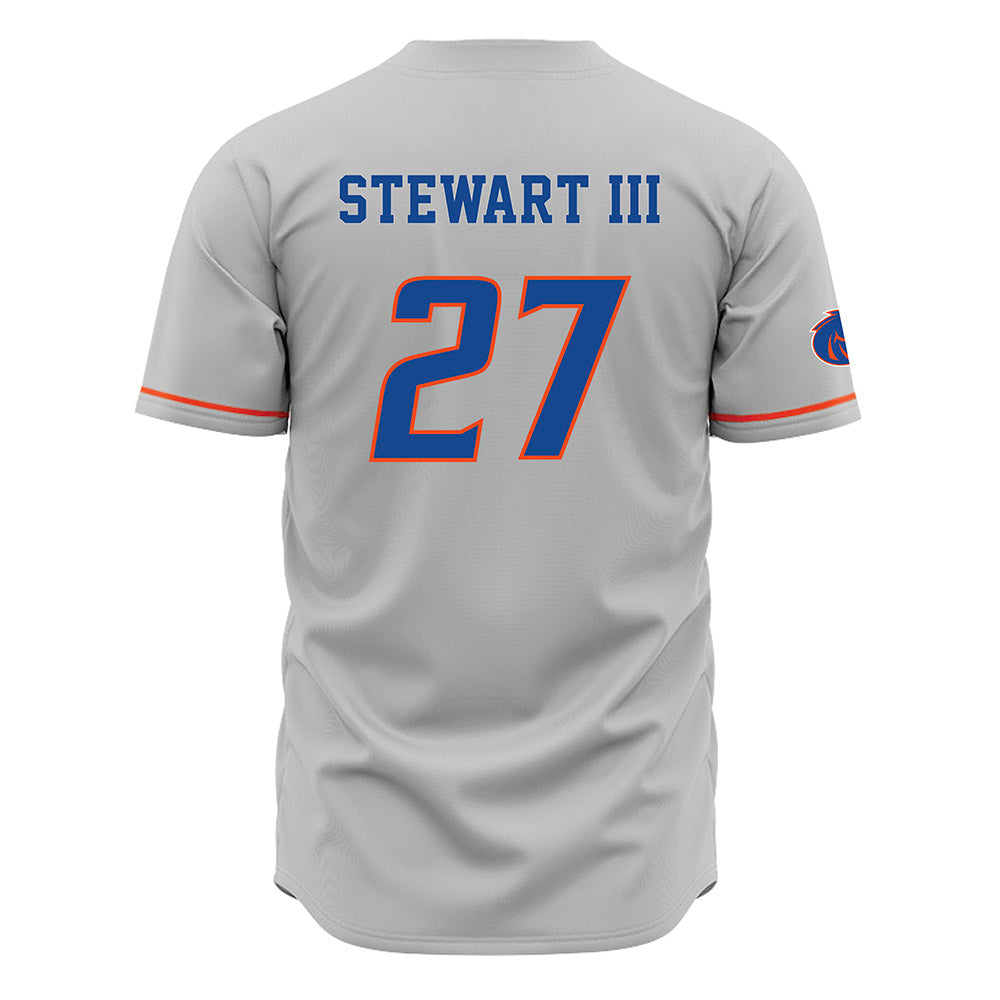 Boise State - NCAA Football : Harry Stewart III - Grey Jersey-1