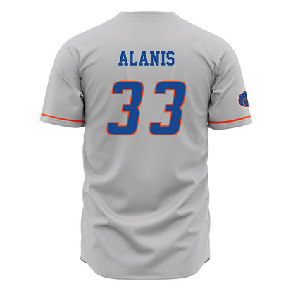 Boise State - NCAA Football : Josiah Alanis - Grey Jersey-1