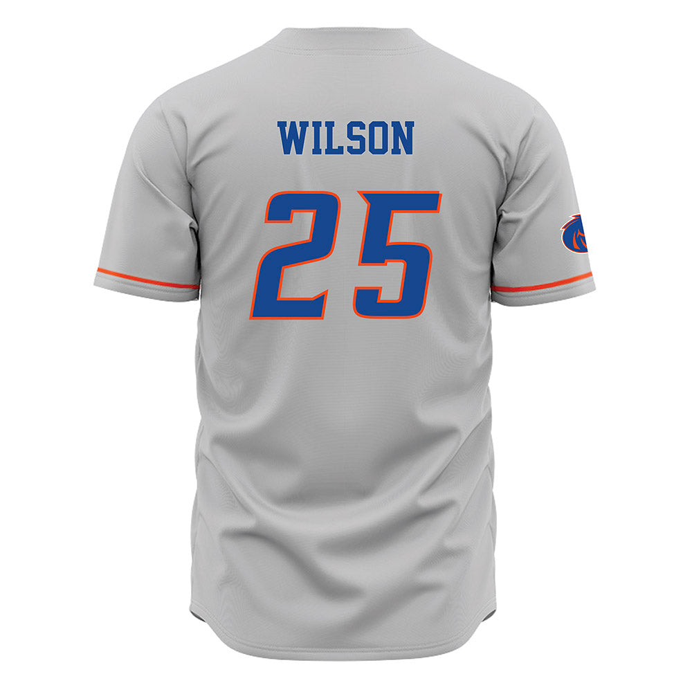 Boise State - NCAA Women's Soccer : Campbell Wilson - Grey Jersey-1