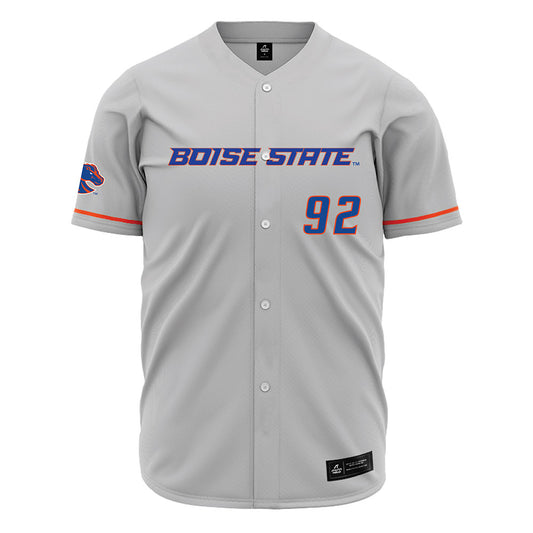 Boise State - NCAA Football : David Latu - Grey Jersey-0