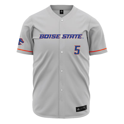 Boise State - NCAA Women's Volleyball : Azzy Tittmann - Grey Jersey-0