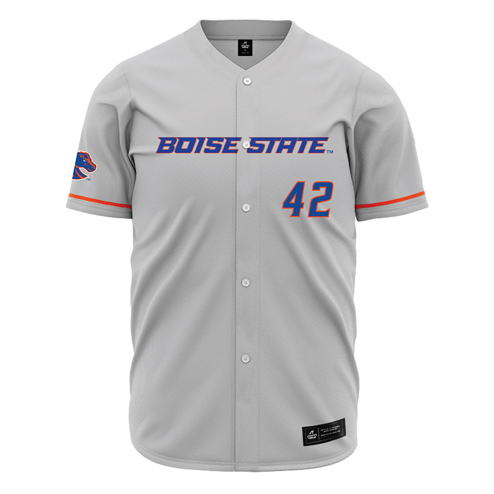 Boise State - NCAA Football : Zyhaire Lewis - Grey Jersey-0