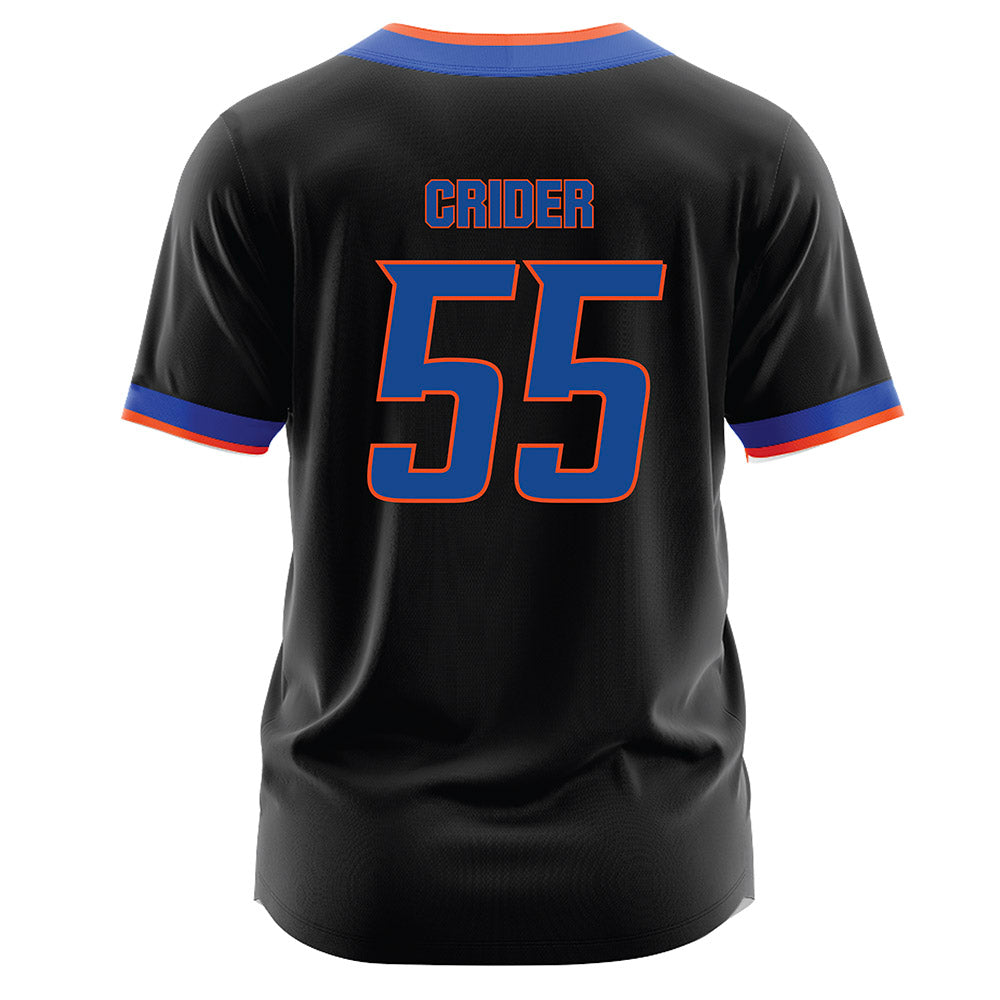 Boise State - NCAA Softball : Jorja Crider - Black Jersey-1