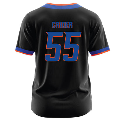 Boise State - NCAA Softball : Jorja Crider - Black Jersey-1