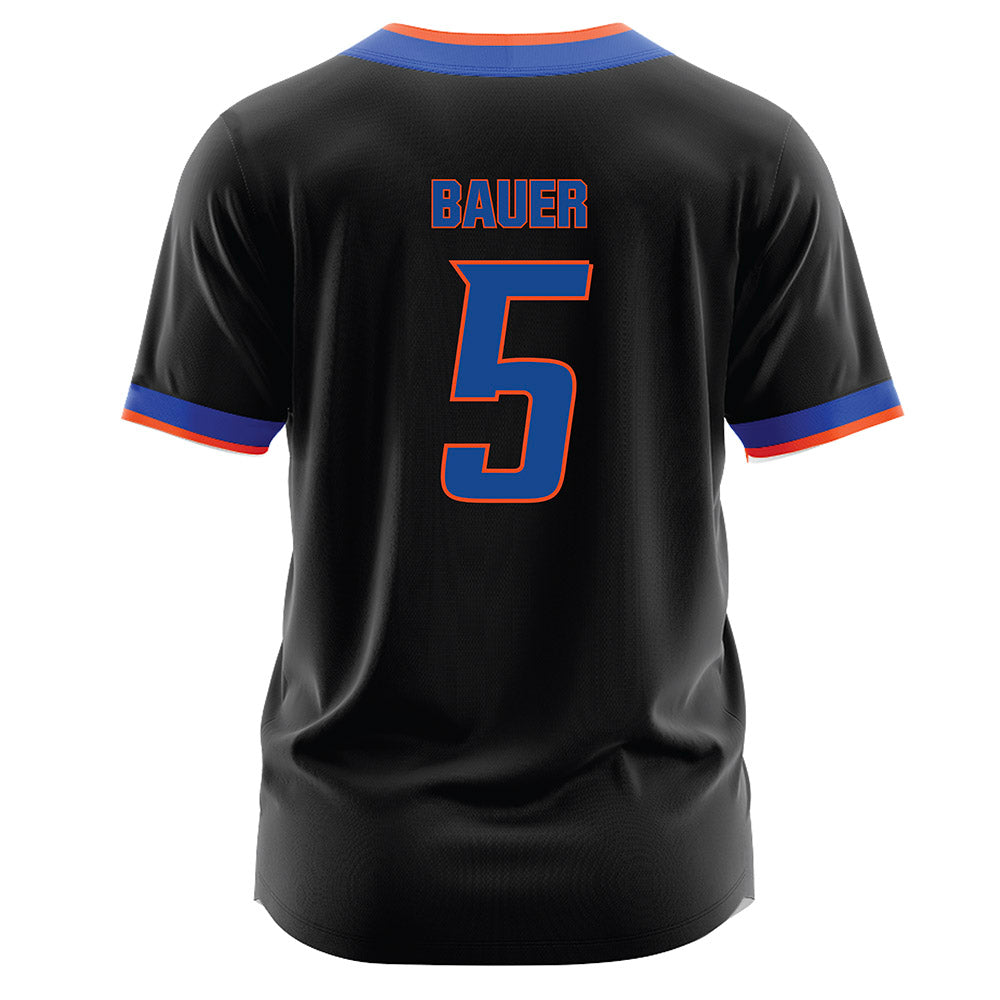 Boise State - NCAA Softball : Olivia Bauer - Black Jersey-1