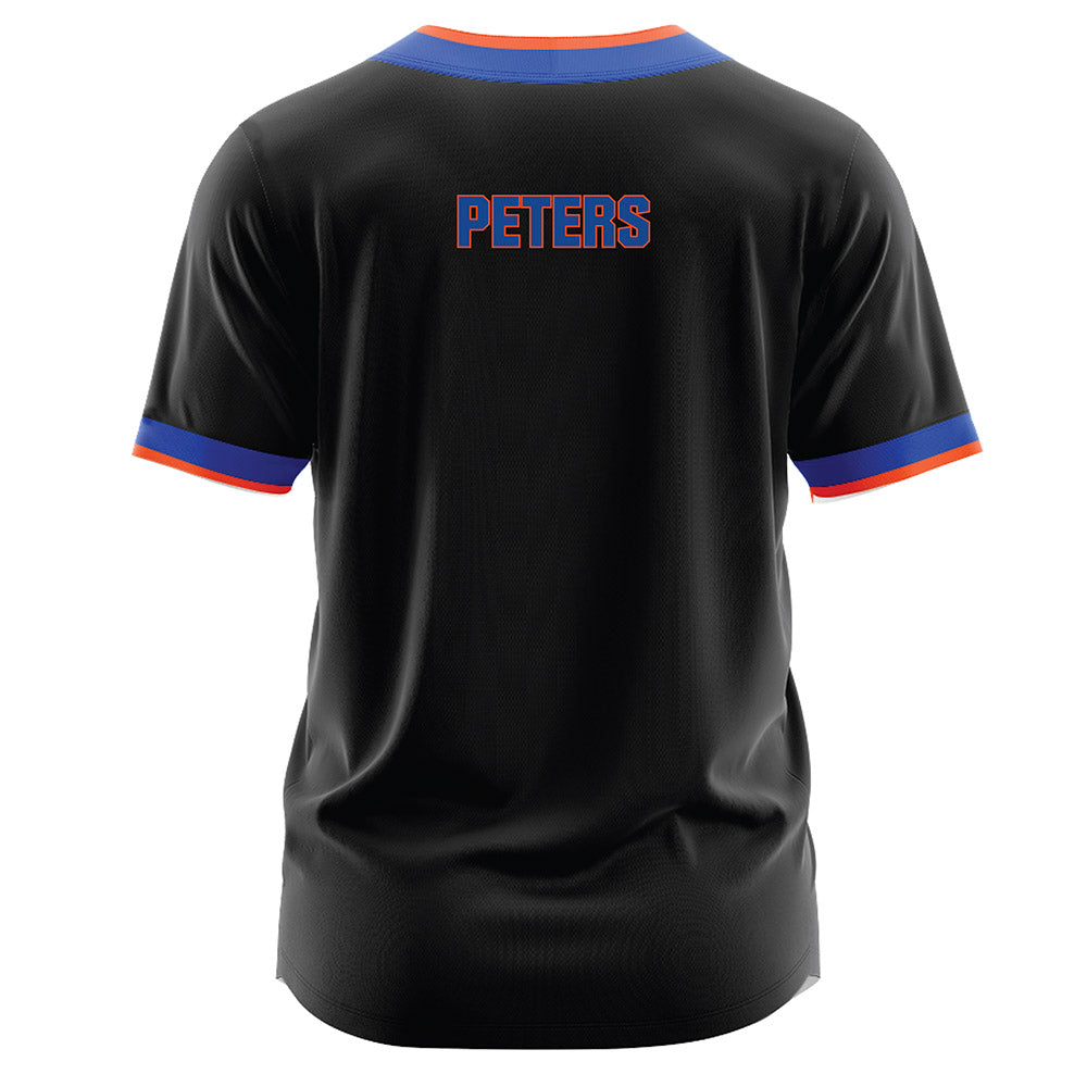 Boise State - NCAA Softball : Saige Peters - Black Jersey-1