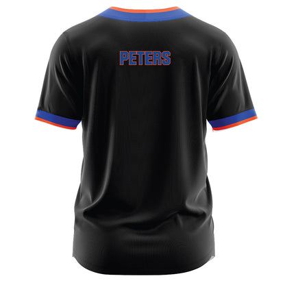 Boise State - NCAA Softball : Saige Peters - Black Jersey-1