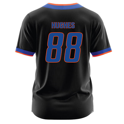 Boise State - NCAA Softball : Chloe Hughes - Black Jersey-1