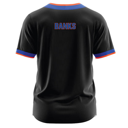Boise State - NCAA Softball : Tanner Banks - Black Jersey-1